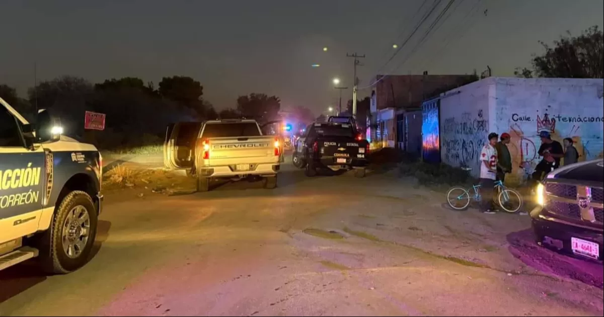 Riña en Torreón deja dos heridos por arma de fuego