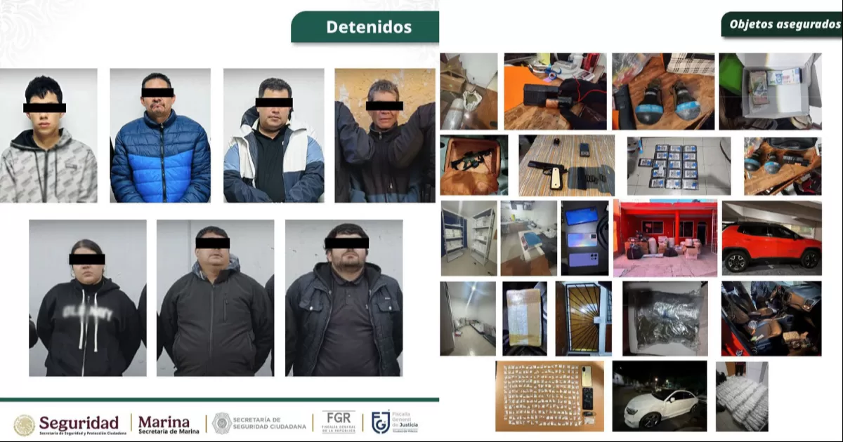 Agentes de la SSC, SSPC, Marina, FGR y FGJCDMX, ejecutaron cinco órdenes de cateo en tres alcaldías