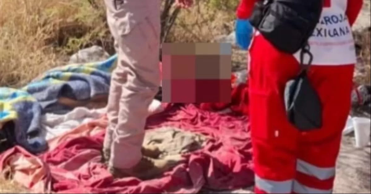 Paramédicos de la Cruz Roja, realizaron el traslado a las instalaciones del Hospital General de Torreón para su atención.