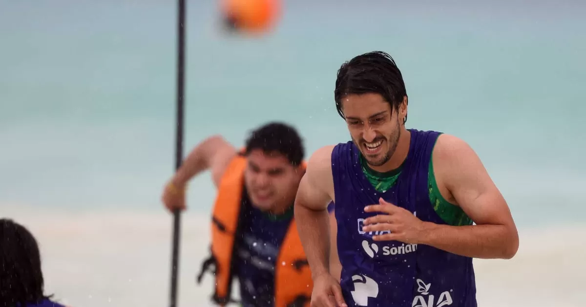 Tanto Abella como Dájome, refuerzos de los Guerreros, ya trabajan con el resto del equipo.