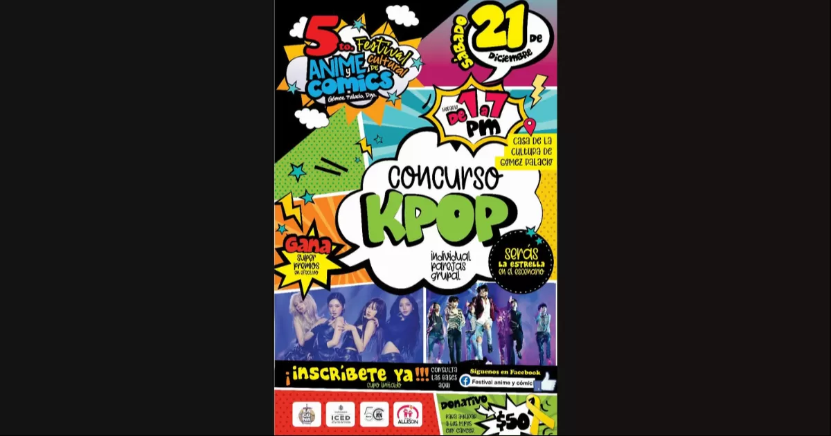 Las actividades del Festival iniciarán con el Concurso de K-POP, el cual contará con las categorías de individual, parejas y grupales con hasta 10 integrantes. Posteriormente, se realizará una dinámica de "random dance" o "random dance play", donde el público podrá unirse para bailar al unísono las coreografías.