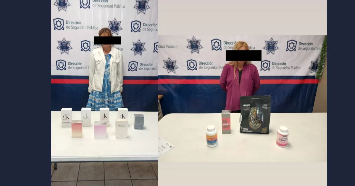 Ambas fueron detenidas y puestas a disposición del Ministerio Público por los delitos que les resulten.