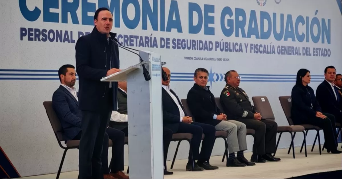 Fortalecen filas de seguridad en Coahuila con la graduación de nuevos elementos