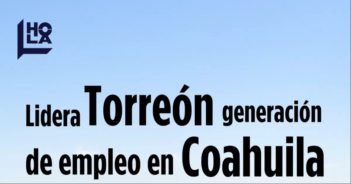 La ciudad de Torreón no solo destacó a nivel estatal, sino también a nivel Zona Metropolitana donde se posicionó también en primer lugar por encima de Gómez Palacio, Durango ciudad que creó 2004 trabajos, mientras que Mapimí entra al listado en 3era posición con 440 empleos nuevos.