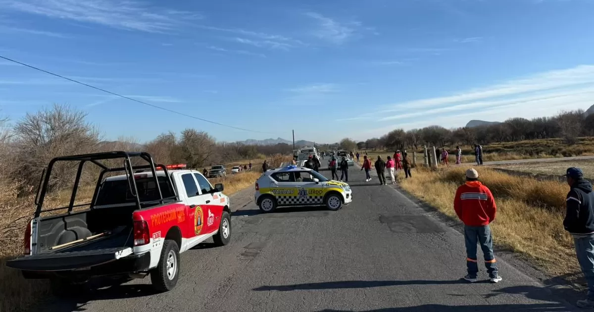 Muere motociclista luego de aparatoso accidente vial en ejido La Goma de Lerdo