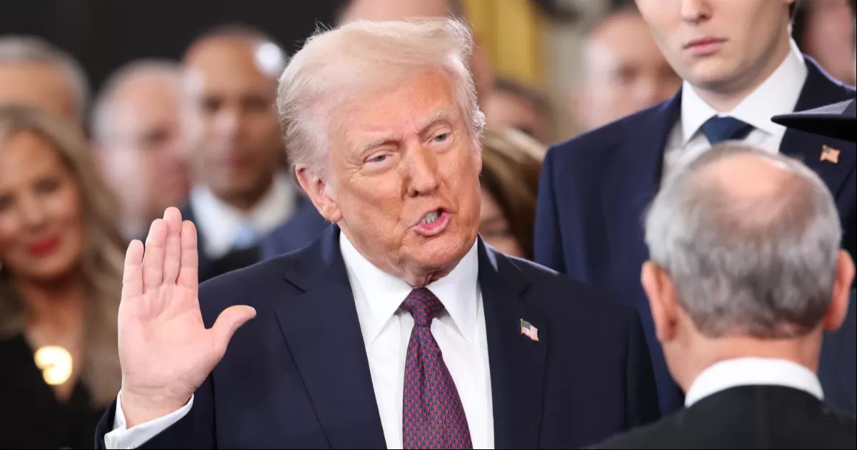 Trump toma posesión como nuevo presidente Estados Unidos