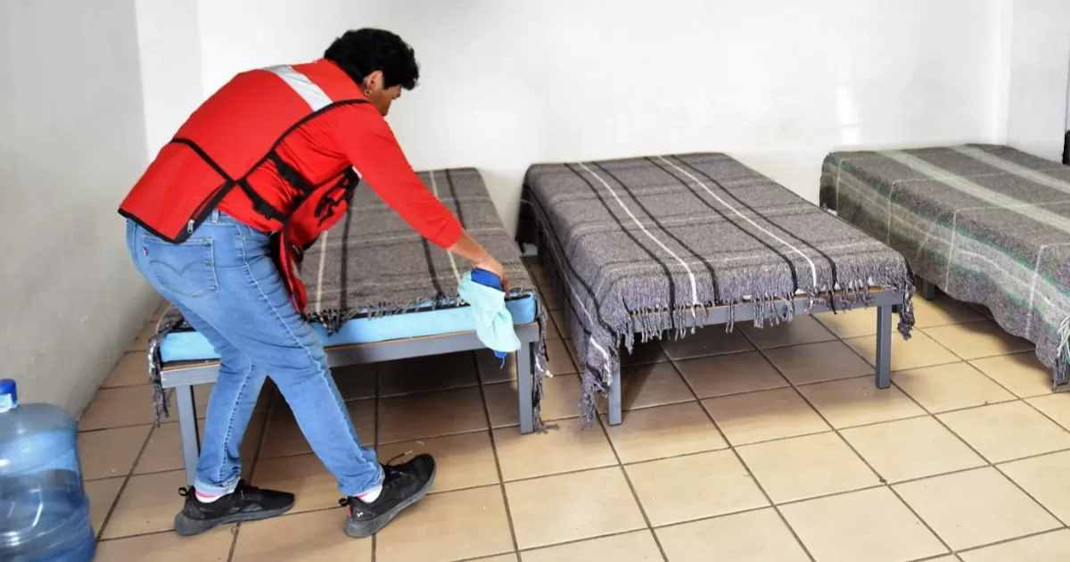 Según el titular de la dependencia, Jorge Luis Juárez, los albergues han registrado un incremento significativo en el número de personas que buscan refugio.