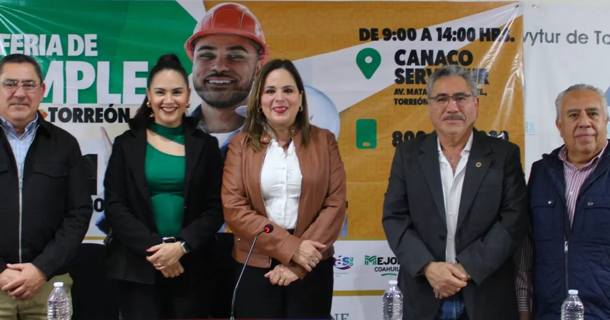 Anuncian Feria del Empleo en Torreón