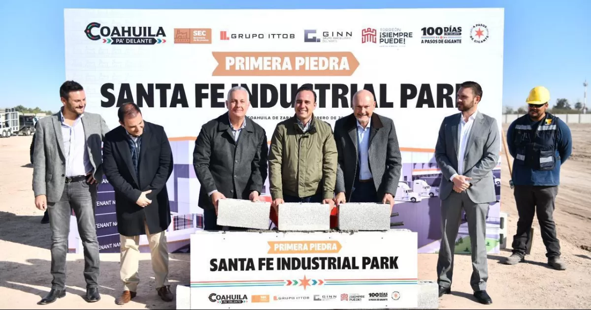 Colocan primera piedra del Santa Fe Industrial Park
