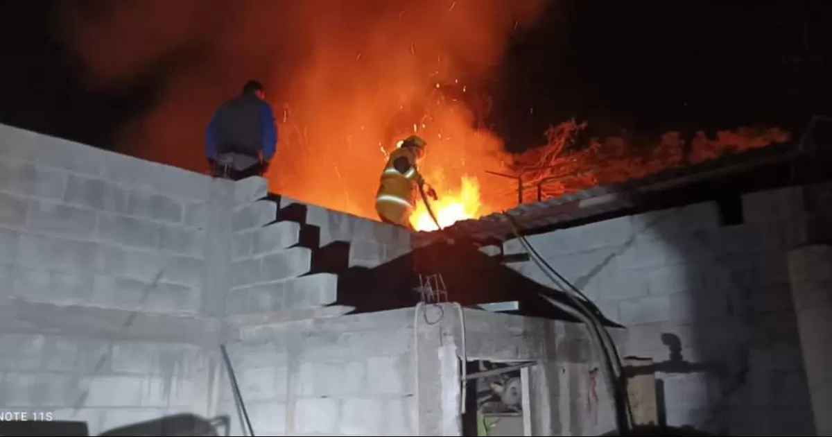 Mueren 7 gallos durante incendio en Lerdo.