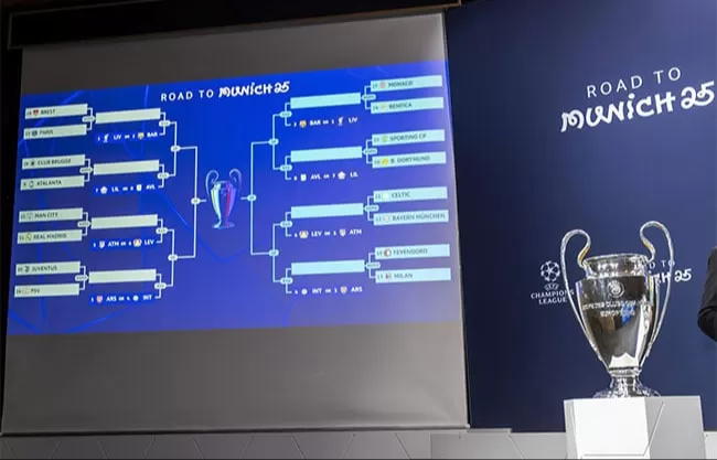 El sorteo, realizado en la sede de la UEFA en Nyon (Suiza), fue llevado a cabo por Thiago AlcÃ¡ntara, el mediocampista espaÃ±ol con experiencia en clubes como Barcelona, Bayern MÃºnich y Liverpool.