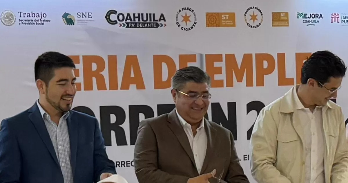 José Luis Chapa Rezéndiz, subsecretario del Trabajo, informó que se ofertaron más de 600 vacantes.