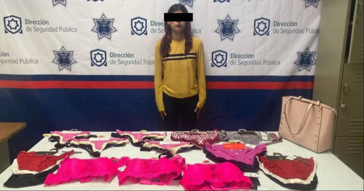 Se cancela el 14 de febrero: detienen a fardera que robó calzones en Torreón