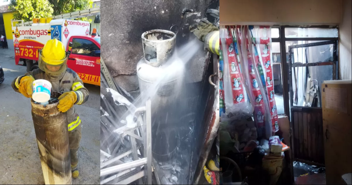 Explosión en tanque de gas deja un hombre con quemaduras en Torreón