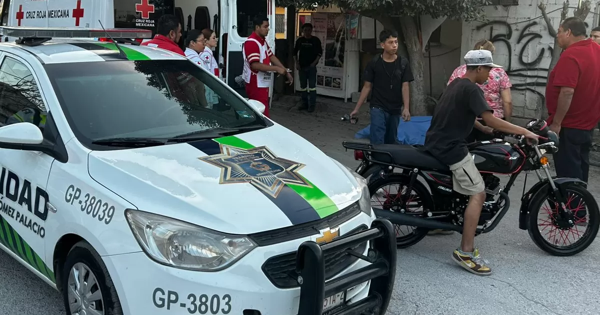 Muere motociclista de 22 años en accidente, responsable huyó en Gómez Palacio