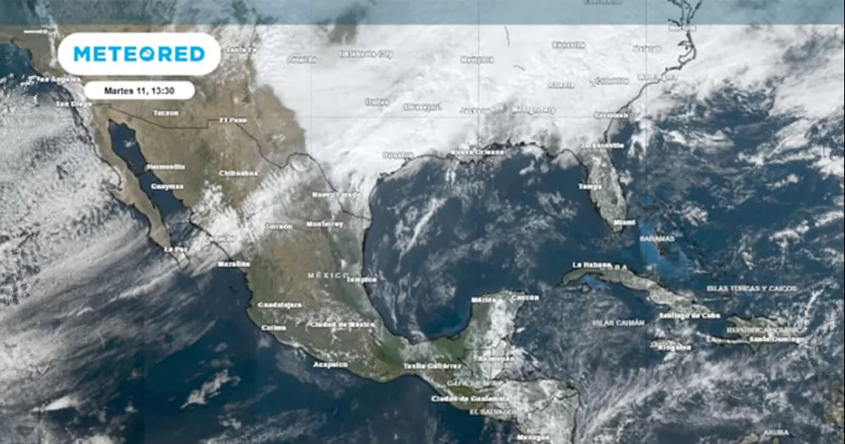 Se aproxima rÃ¡fagas de viento y lluvias se presentarÃ¡n este miÃ©rcoles en MÃ©xico por efectos de un nuevo frente frÃ­o en la regiÃ³n.
