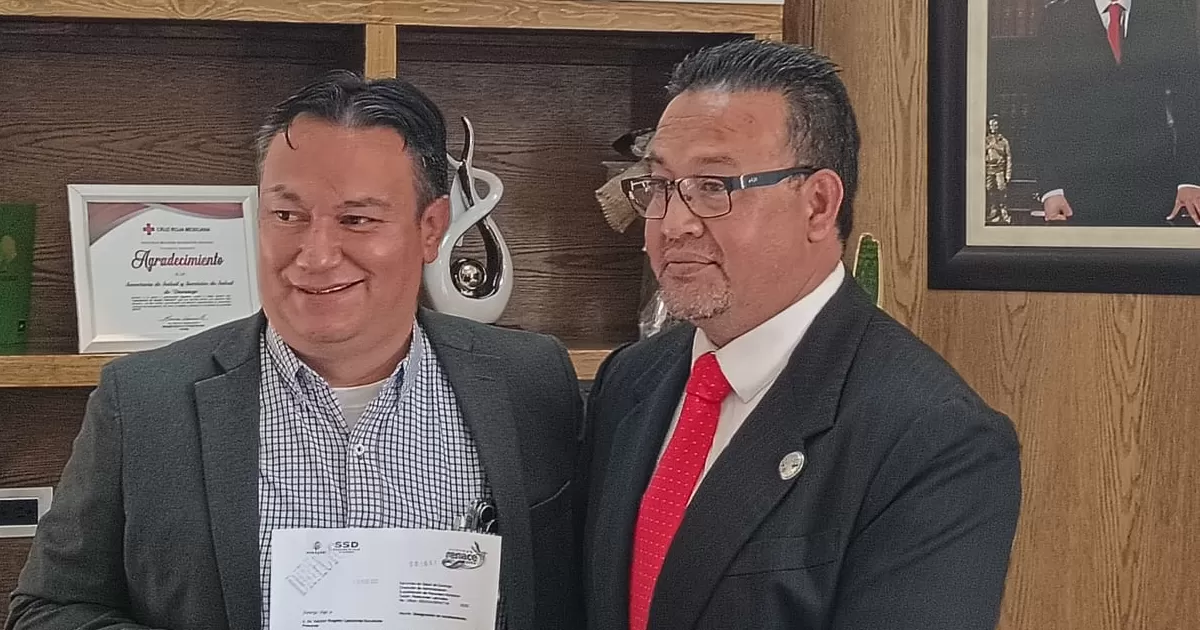 Comentó que es un gran reto la atención médica ante el recorte presupuestal del Gobierno de México en el sector salud a Durango, en un 47 por ciento, p