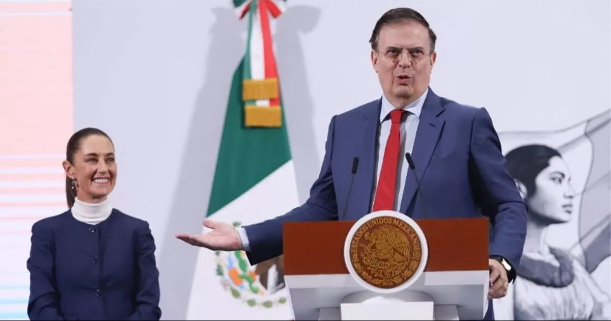 Hasta el 90 por ciento del comercio mexicano queda exento de aranceles, confirma Marcelo Ebrard