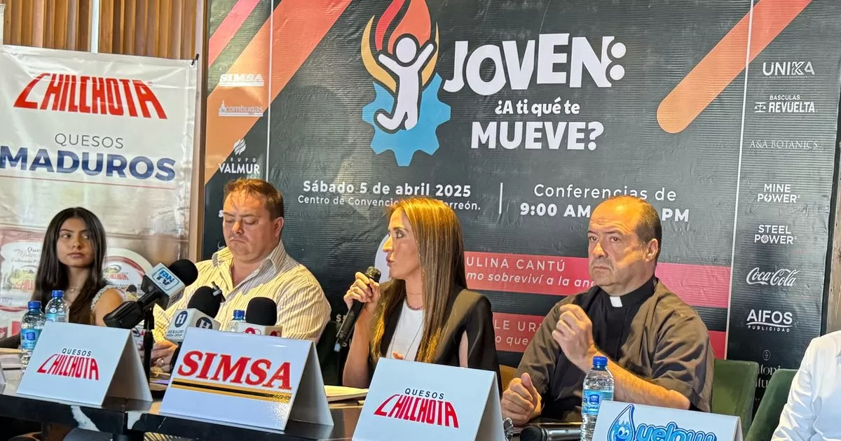 El encuentro se llevará a cabo el sábado 5 de abril de 2025 en el Centro de Convenciones de Torreón, donde se abordarán tres conferencias magistrales.