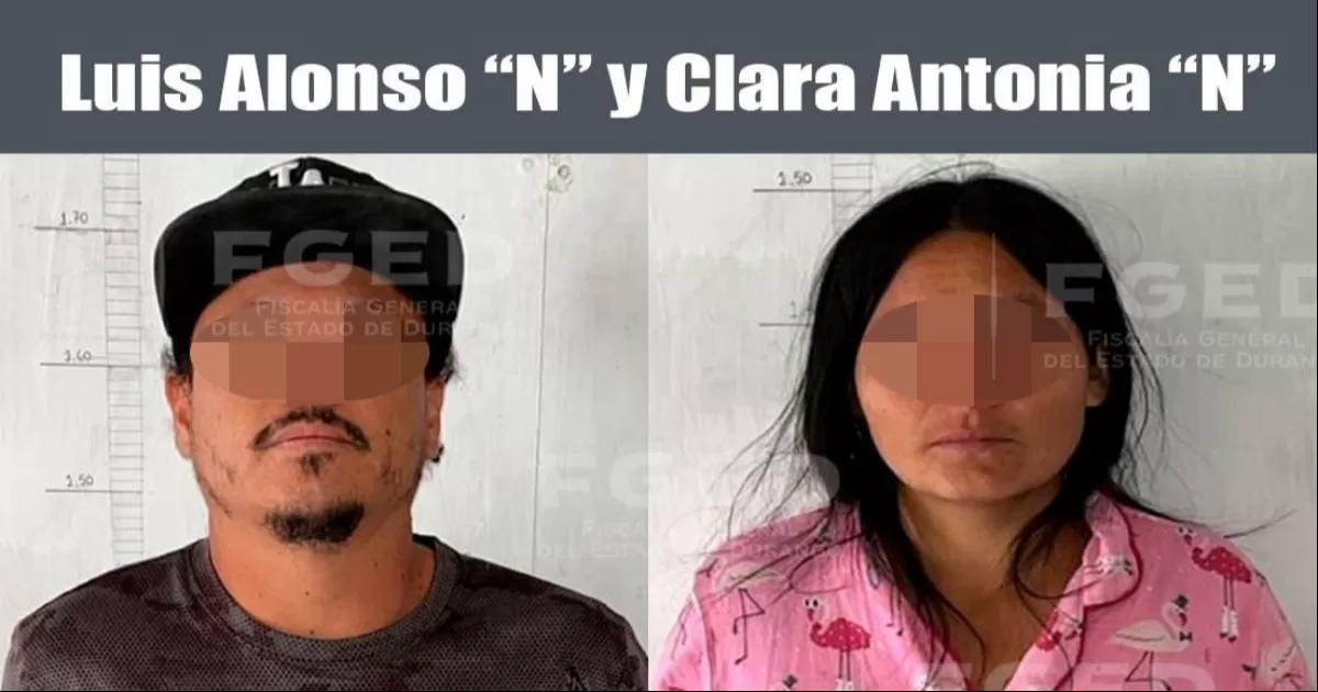 Vinculan a proceso a pareja por presunto caso de violación en contra de una menor en Durango