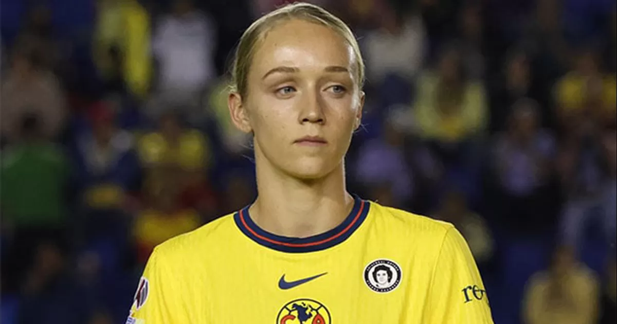 Dura baja para el América; Sarah Luebbert sufre lesión y se perderá juego ante Tigres Femenil