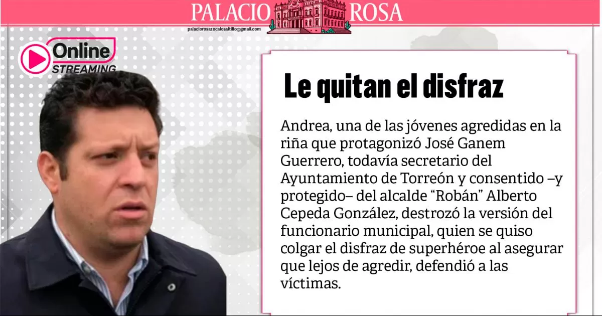 Le quitan el disfraz