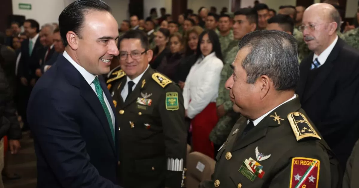 “En Coahuila reconocemos y agradecemos el gran trabajo del Ejército Mexicano”: Manolo Jiménez Salinas
