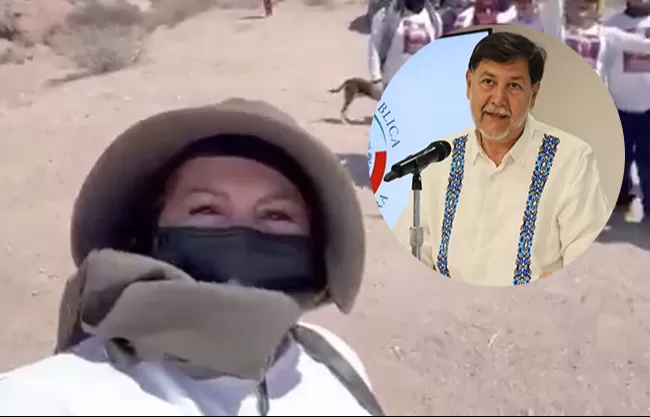 Exige Ceci Flores a Fernández Noroña respeto a los desaparecidos