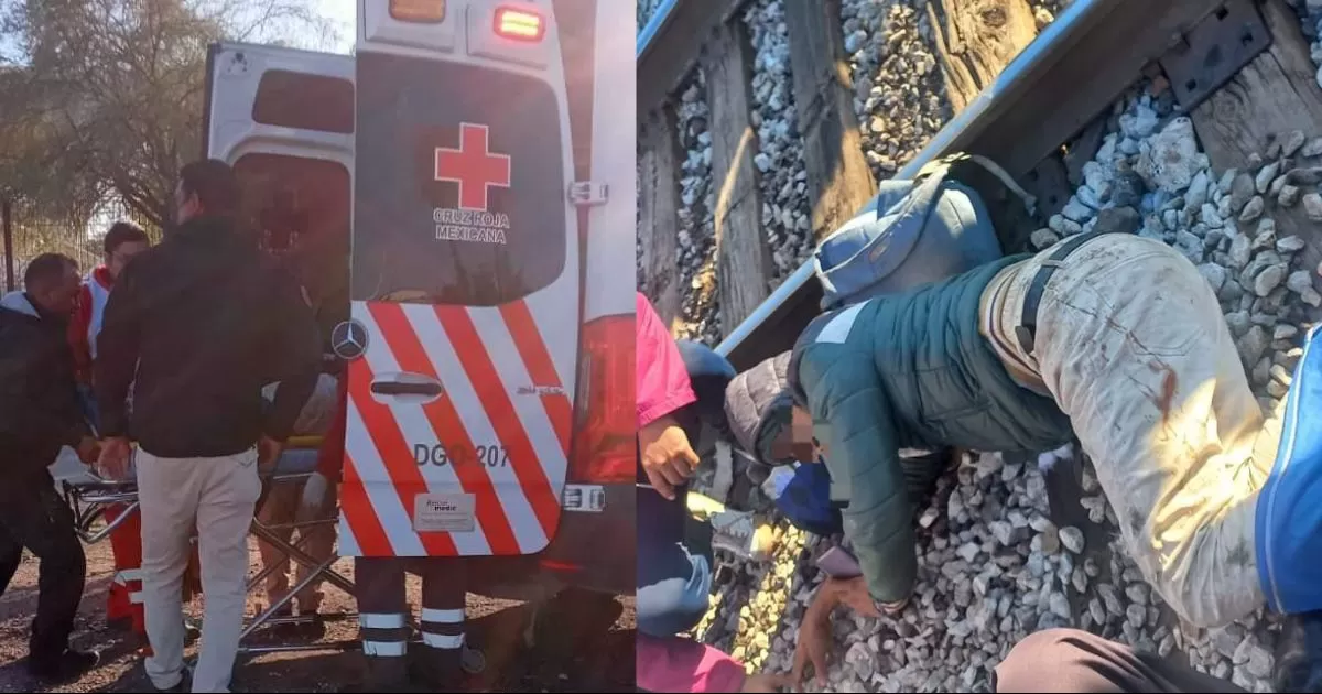 Cae migrante del tren que se dirigÃ­a  hacia Ciudad JuÃ¡rez en bÃºsqueda del llamado sueÃ±o americano.