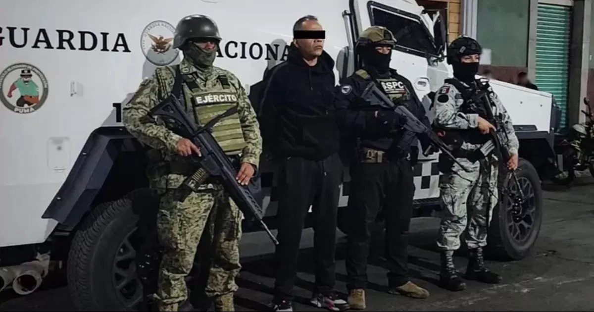 En la detenciÃ³n participaron elementos de la Defensa, Marina, FGR, GN y SSPC.