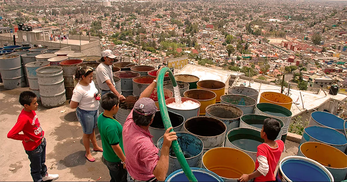 El 41 por ciento del territorio mexicano enfrenta problemas de estrÃ©s hÃ­drico por el cambio climÃ¡tico, sobreexplotaciÃ³n, contaminaciÃ³n y crecimiento demogrÃ¡fico