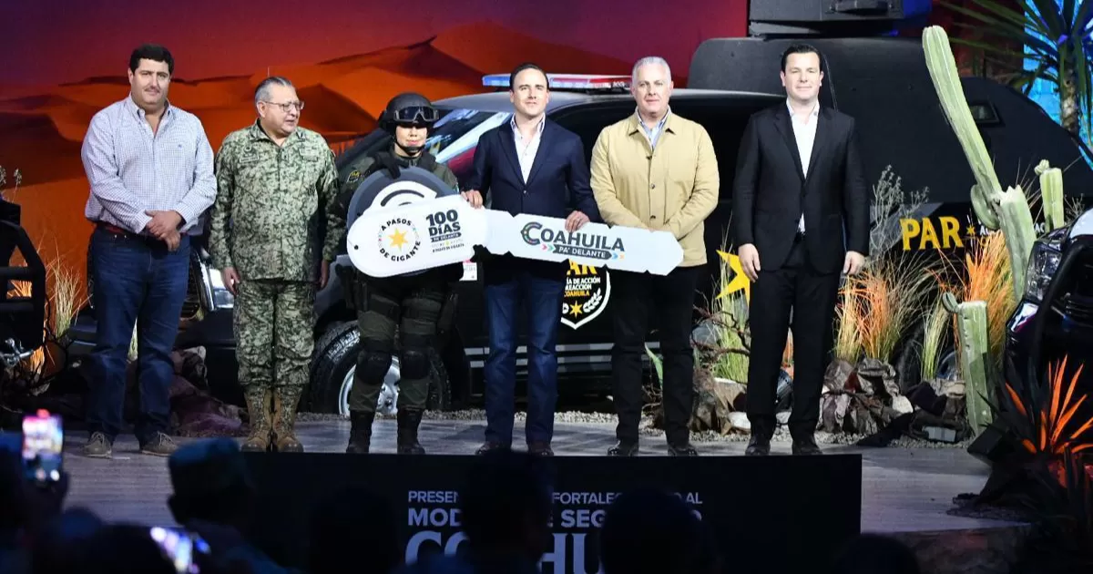 Reforzarán modelo de seguridad de Coahuila