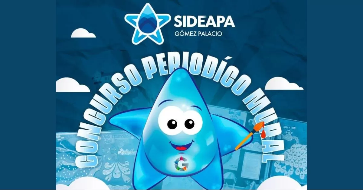 Invita GÃ³mez Palacio a participar en concurso de periÃ³dico mural â€œÂ¿Para dÃ³nde pinta el agua?â€