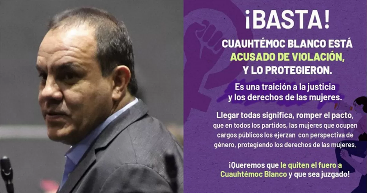 Convocan a marcha exigiendo desafuero de Cuauhtémoc Blanco