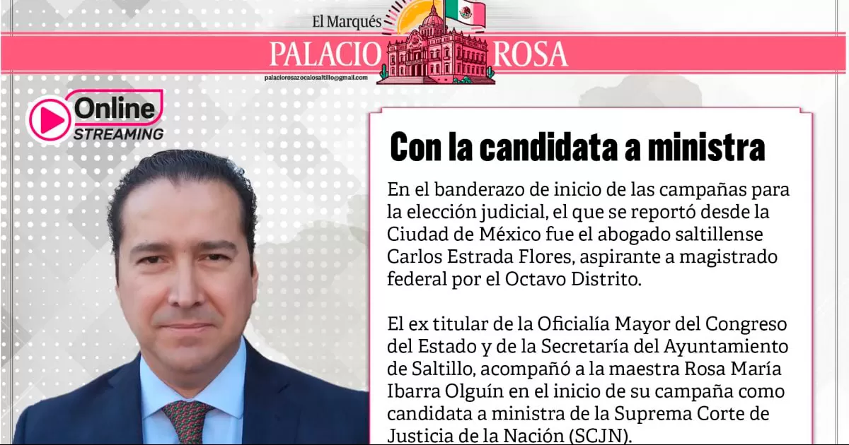 Con la candidata a ministra