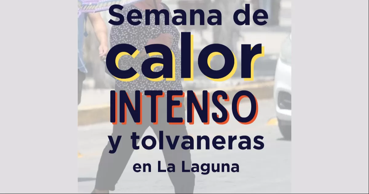 Semana de calor intenso y vientos fuertes en La Laguna