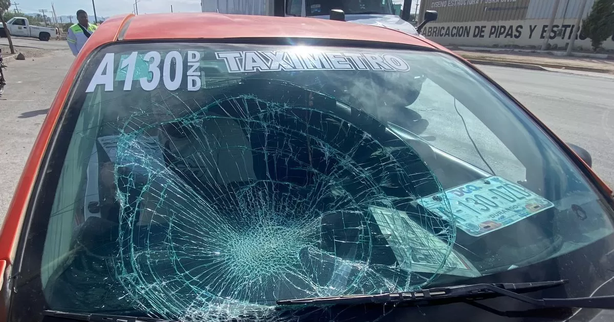 Motociclista provoca accidente y termina lesionado en Gómez Palacio