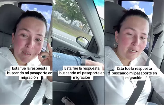 Guerrero relatÃ³ que acudiÃ³ con su bebÃ© a la sede migratoria para gestionar su salida, pero las autoridades le impusieron una medida extrema