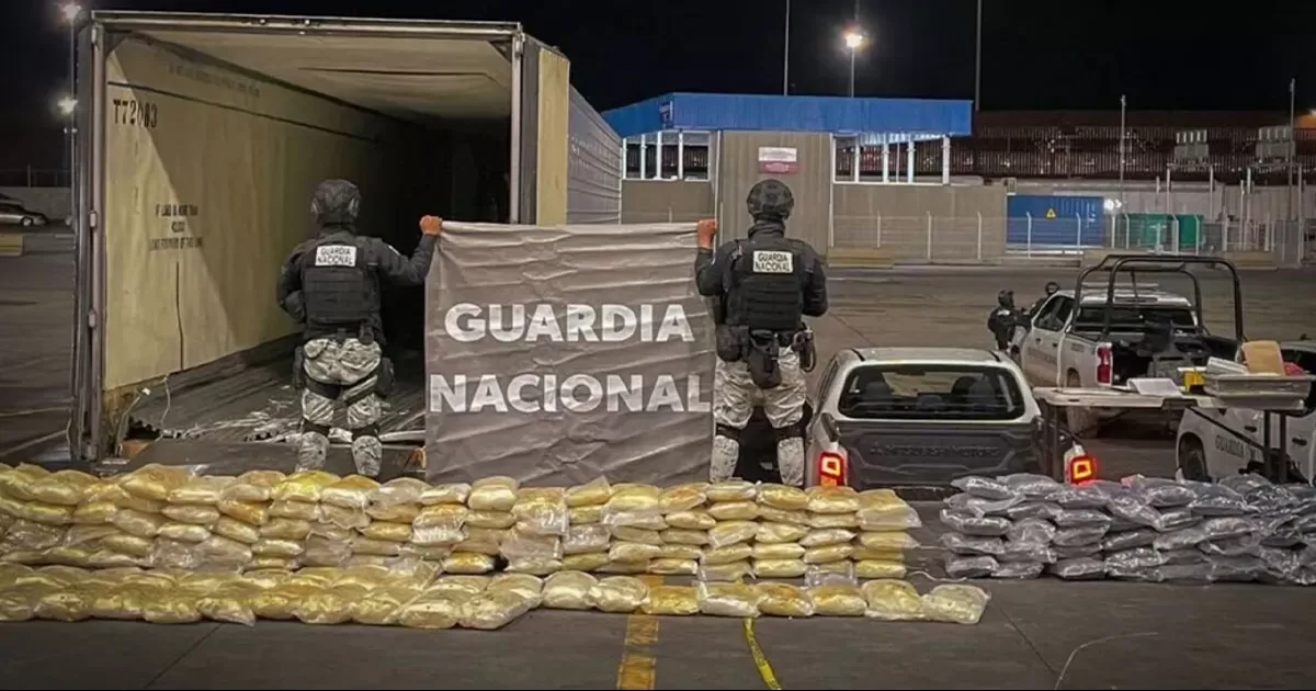 Suman más de 24 toneladas de drogas aseguradas con Operación Frontera Norte