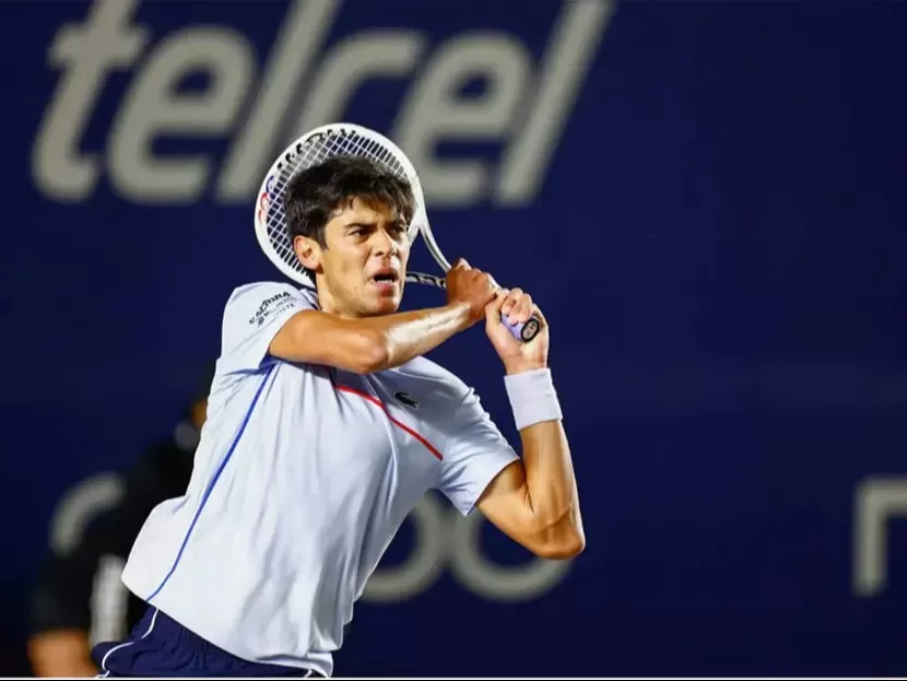 El tenista mexicano cayÃ³ por doble 7-6 ante Aleksandar Vukic