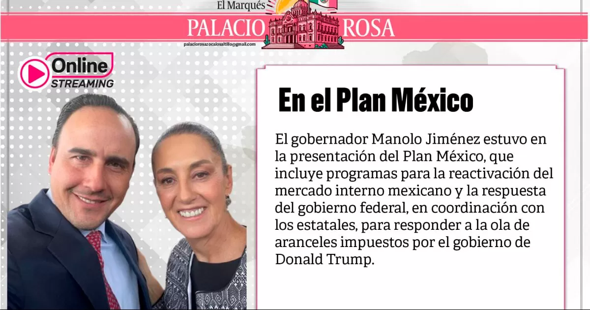 En el Plan México