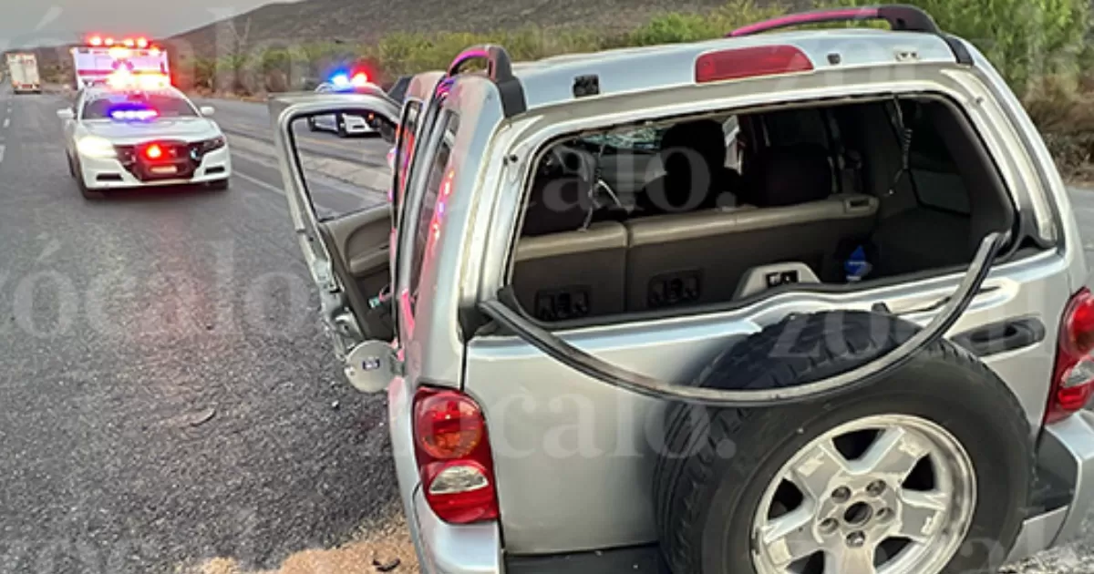 Se da a la fuga ebrio conductor tras chocar en la carretera Torreón-Saltillo