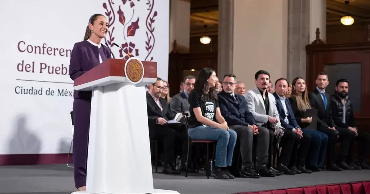 La presidenta Sheinbaum dijo que los materiales de la campaÃ±a le fueron enviados a la AdministraciÃ³n Trump hace apenas unos dÃ­as