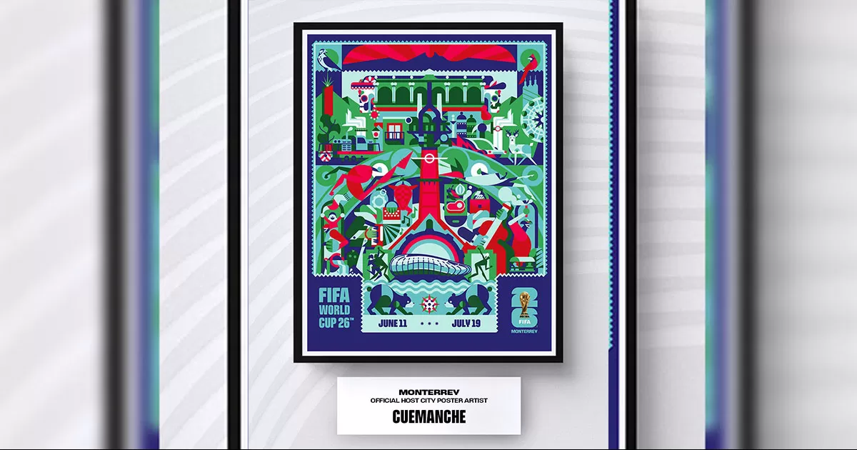 FIFA revela póster oficial de Monterrey para el Mundial 2026