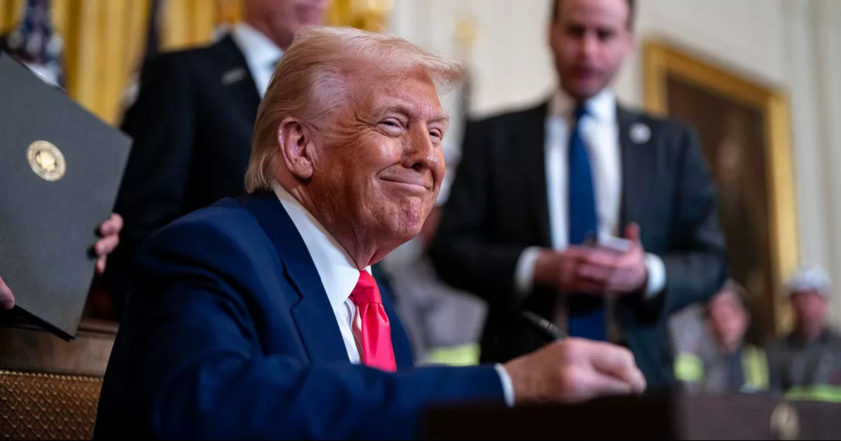 Suspende Trump aranceles durante 90 días a países que no tomaron represalias contra EU
