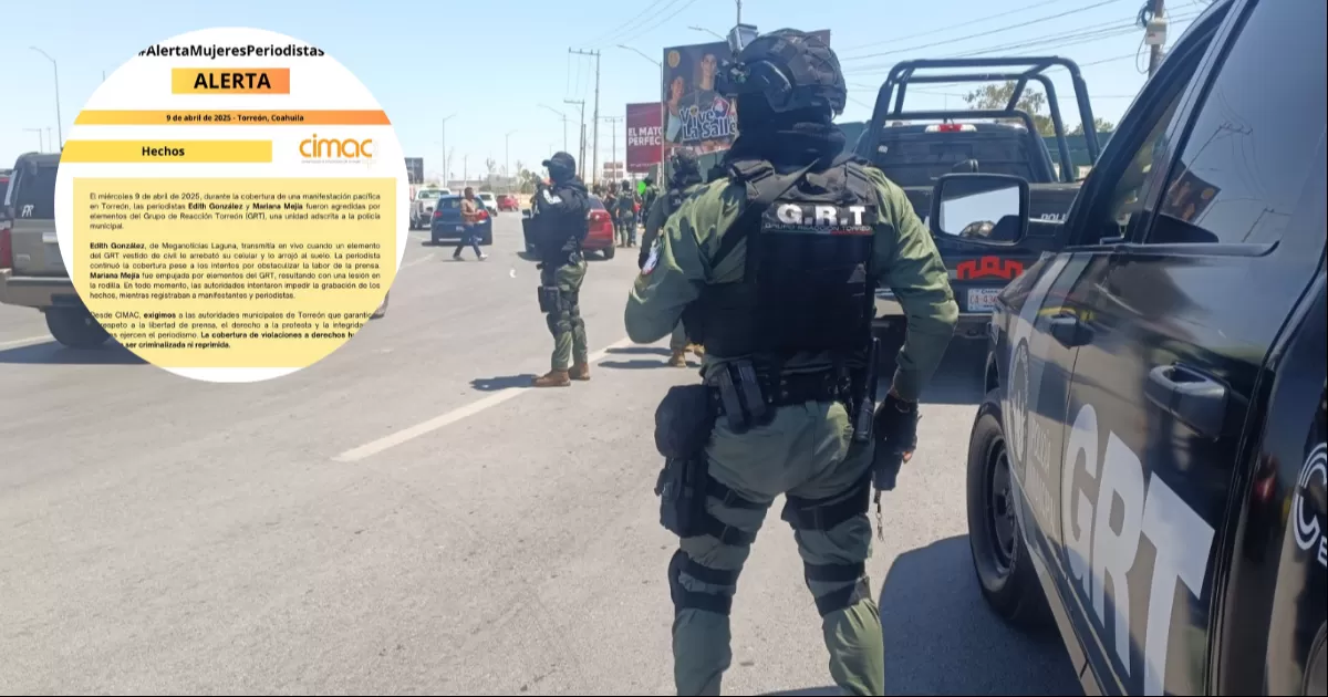 CIMAC enfatizó que la cobertura de violaciones a derechos humanos no puede ser criminalizada ni reprimida, y condenó enérgicamente las agresiones sufridas por las periodistas durante el ejercicio de su labor informativa.