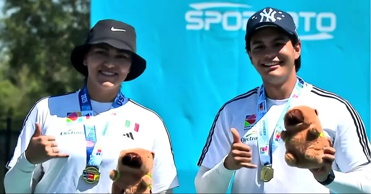 Ale Valencia y Matías Grande conquistan medalla de Oro en Copa del Mundo de tiro con arco