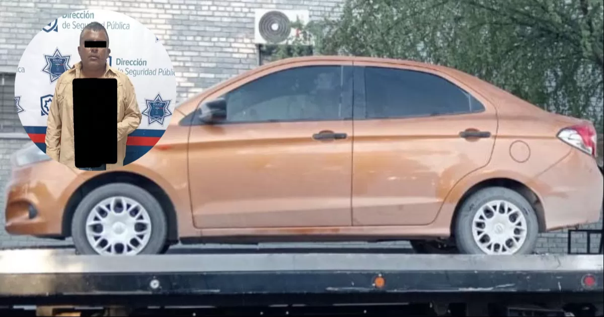 Trata de escapar, arrastra a policía por 30 metros y lo detienen en Torreón