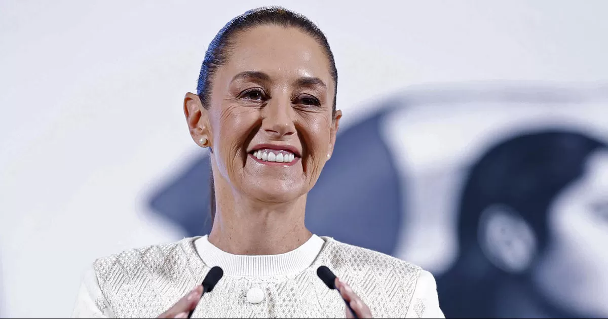 Sheinbaum dice tener "los pies en la tierra" tras figurar en la lista de los 100 de TIME