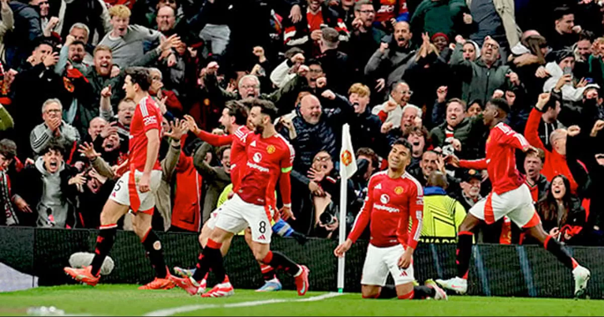 Manchester United vence 5-4 al Lyon en el partido del año y avanzó a semis de la Europa League